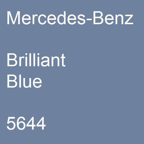 Mercedes-Benz, Brilliant Blue, 5644.